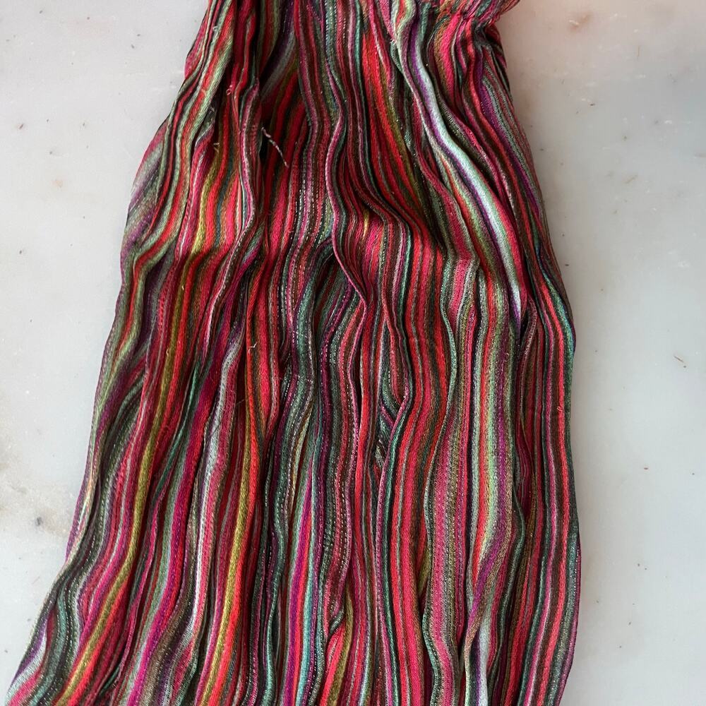 Bl^nk London Anthropologie Peasant Mock Neck Flowy Blouse Women’s Top Small Red - Picture 8 of 8
